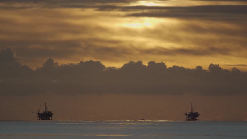 Sunset on the horizon