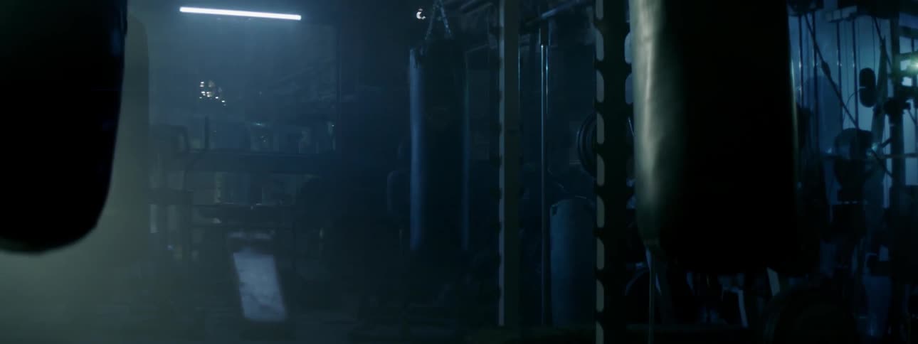 The lights go out in a gym