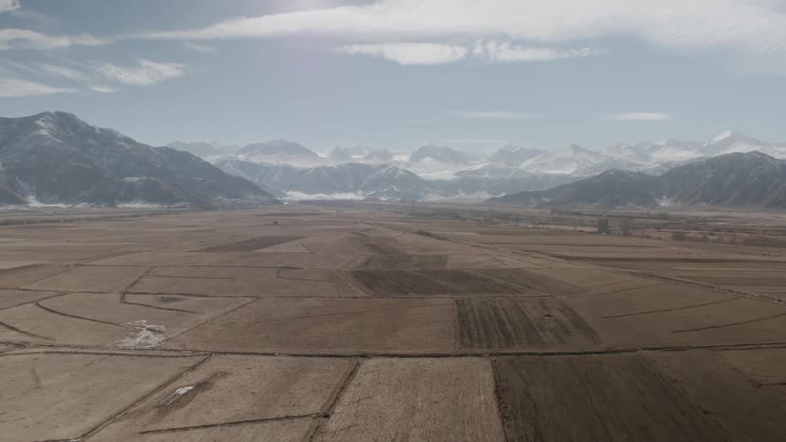 A large swatch of land is marked with crop lines