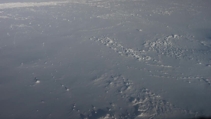 Aerial view of the moon
