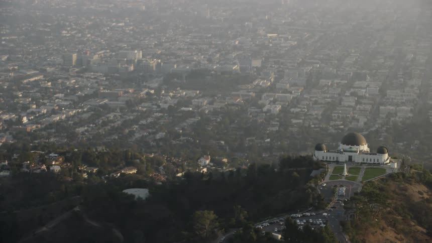 The hollywood sign on the hills