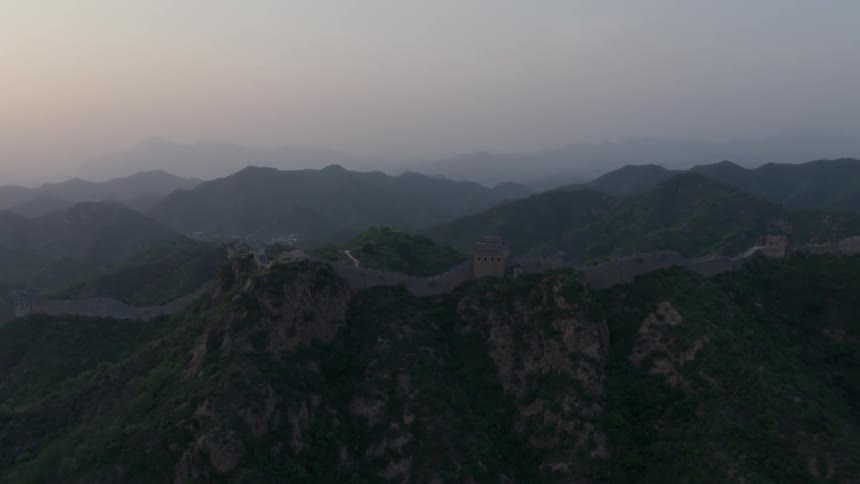 Sun rises over the mountains