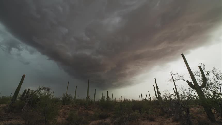 A tornado is forming