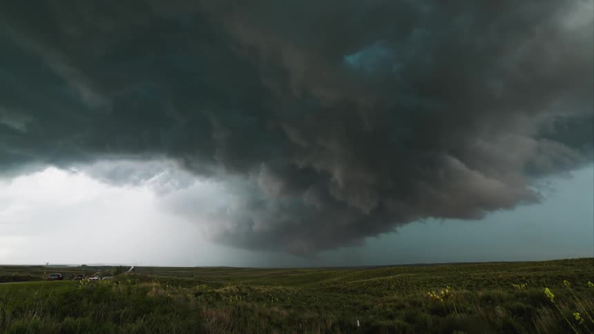 A tornado is forming