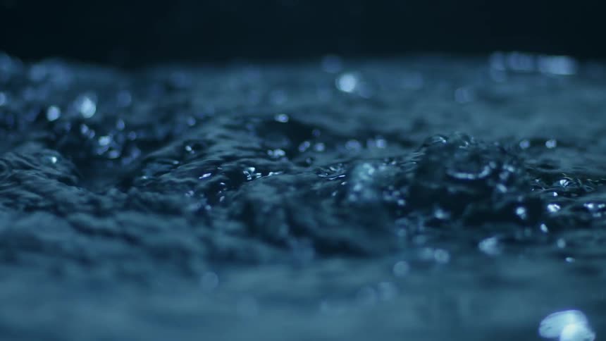 Water bubbles in a small pool