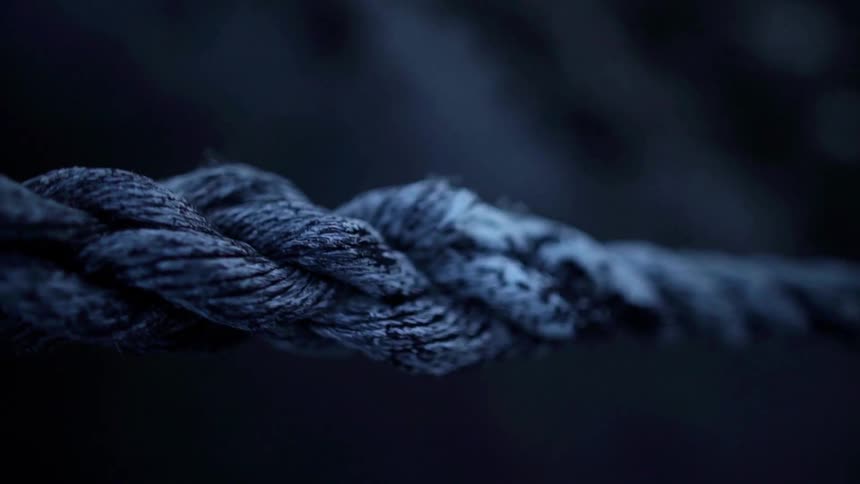 The long rope is starting to rip