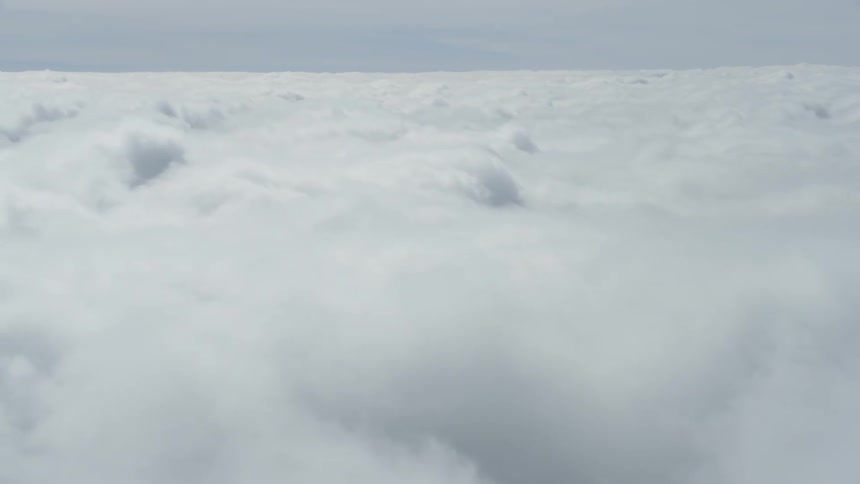 Puffy white clouds in the sky