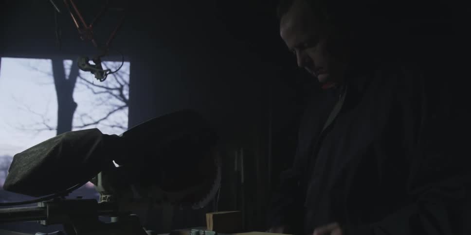 Man working on something in a workshop