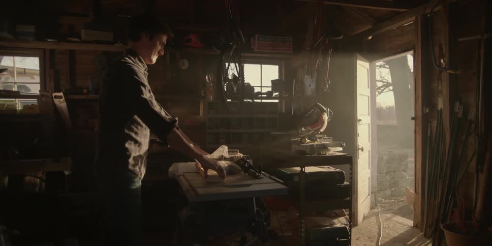 A man is building something important