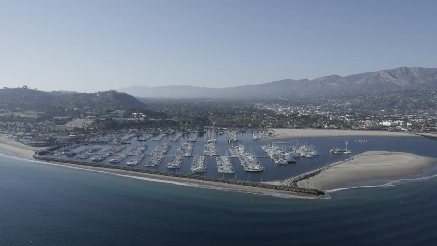 A fleet of ships in a harbor