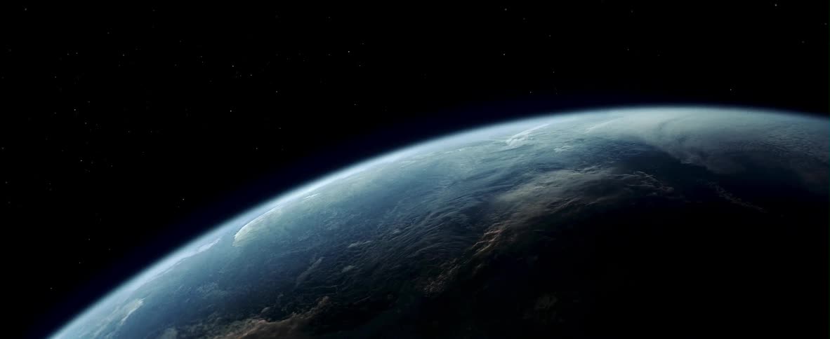View of earth from space