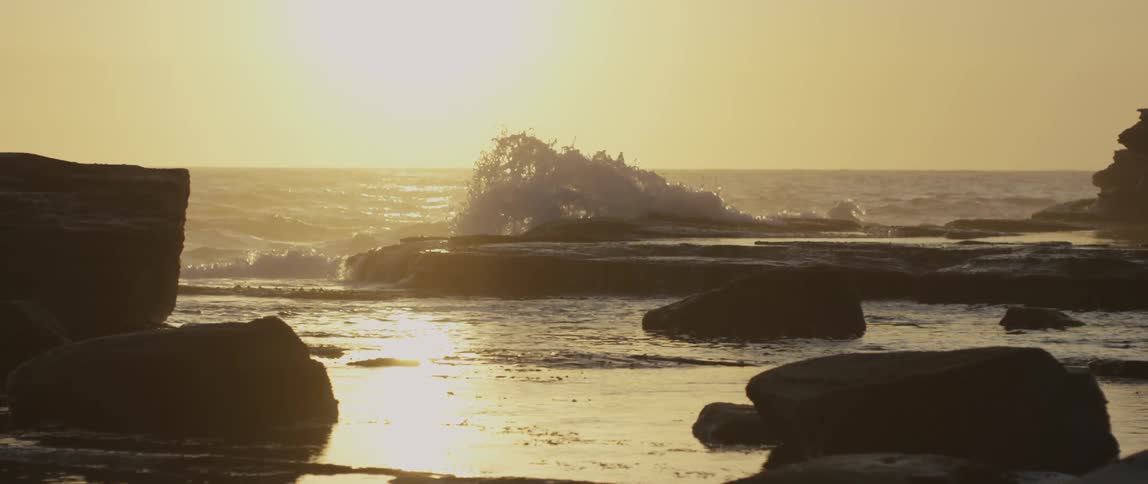 Sunset on the horizon