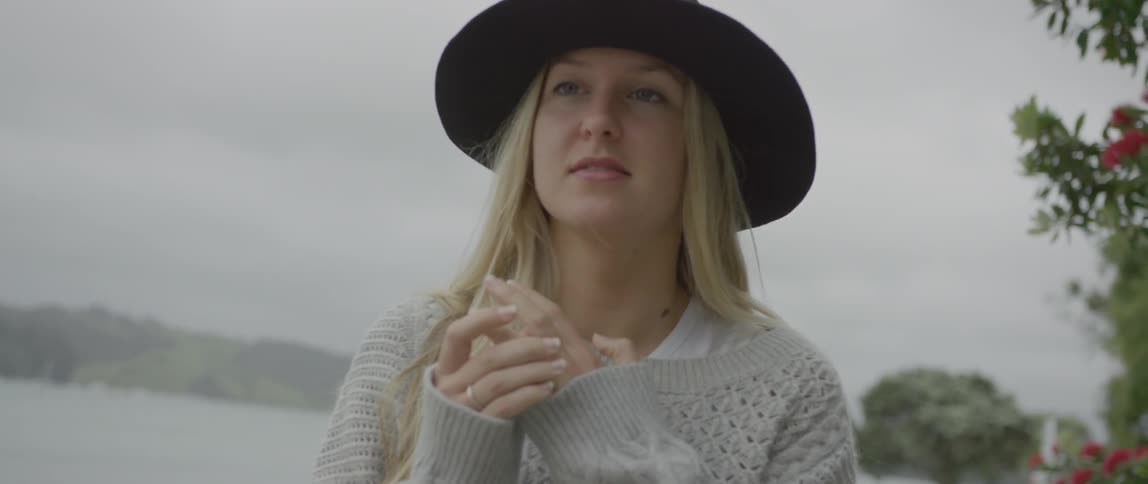 A person wearing a hat