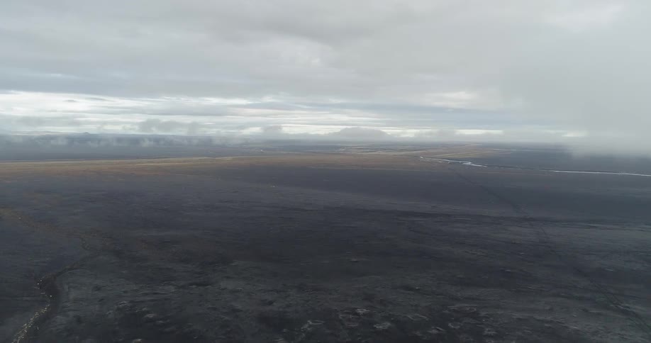 A large barren landscape