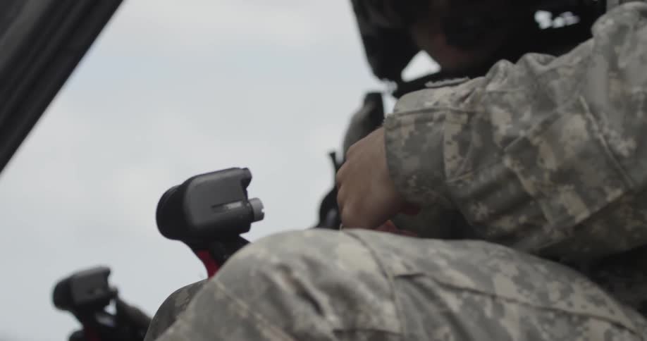 Men are putting on gloves