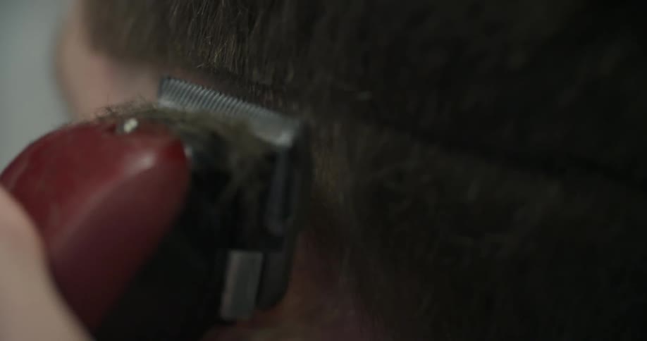 A person getting a haircut