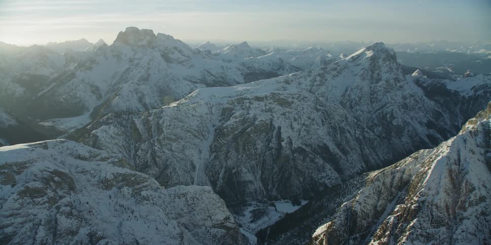 The large mountains go up and down ahead