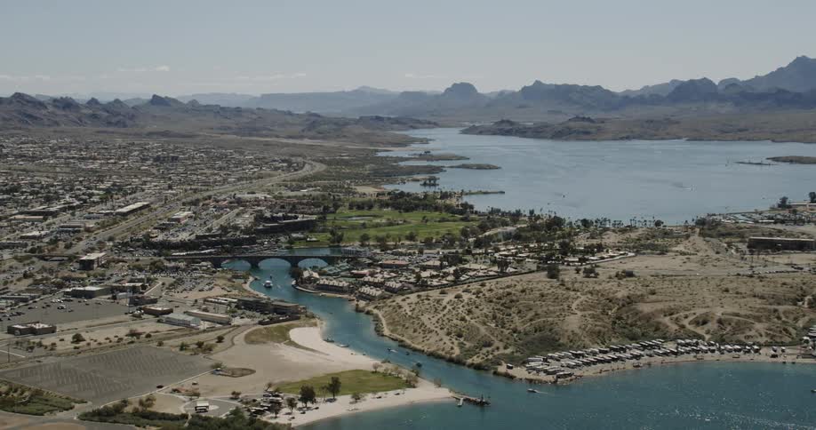 Aerial view of Lake Havasu City