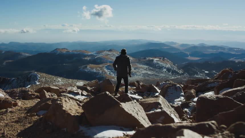 Couple In Mountains