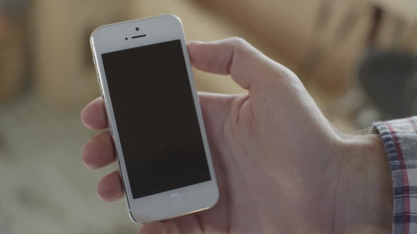 A blank phone