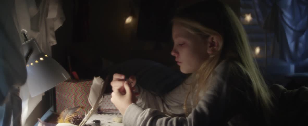 A child is reading