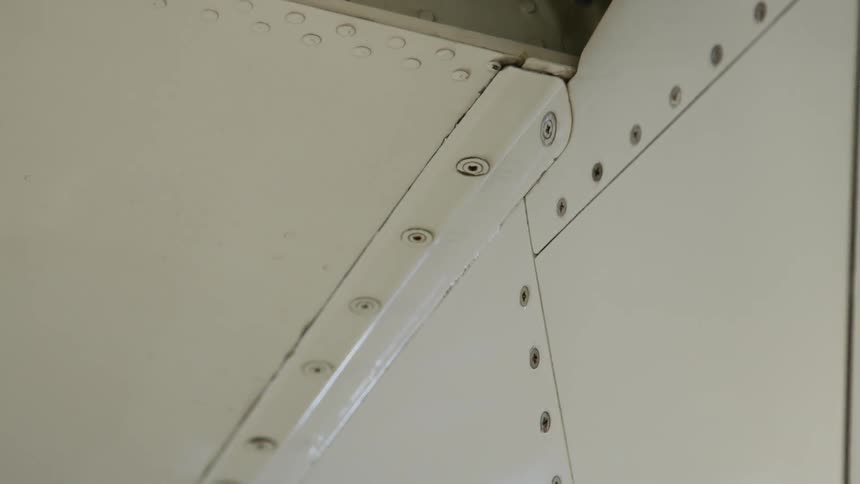 There are many bolts holding the plane together