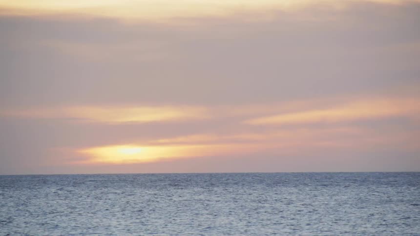 Large ocean on a cloudy day