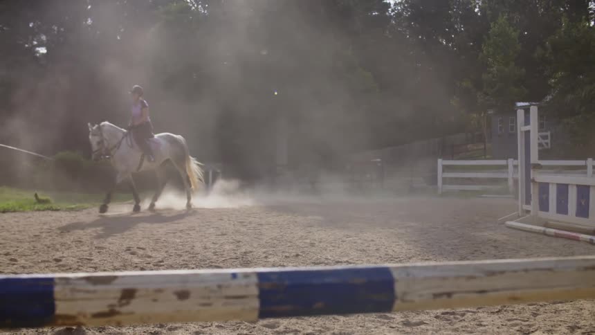 Girl Horseback Riding