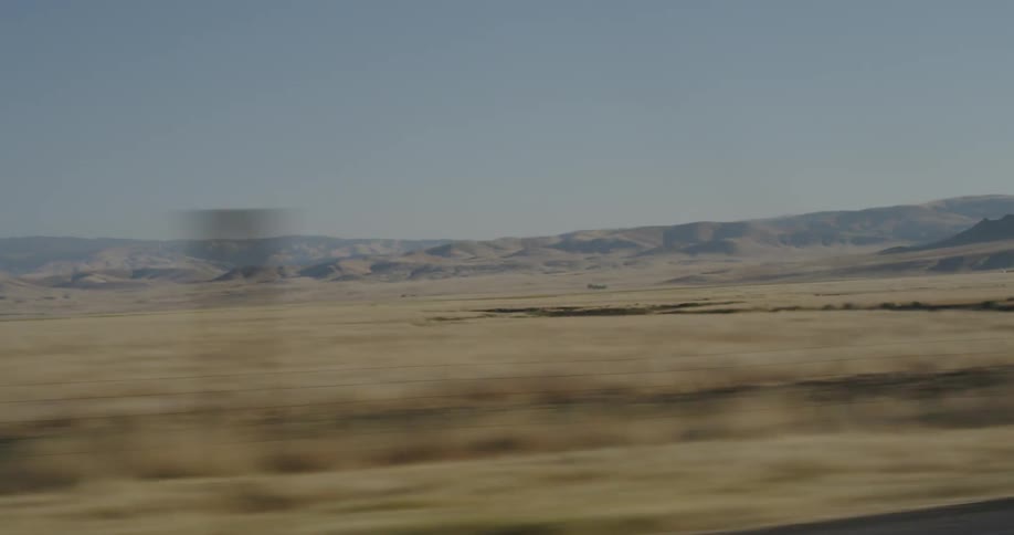 Hilly plains on a sunny day