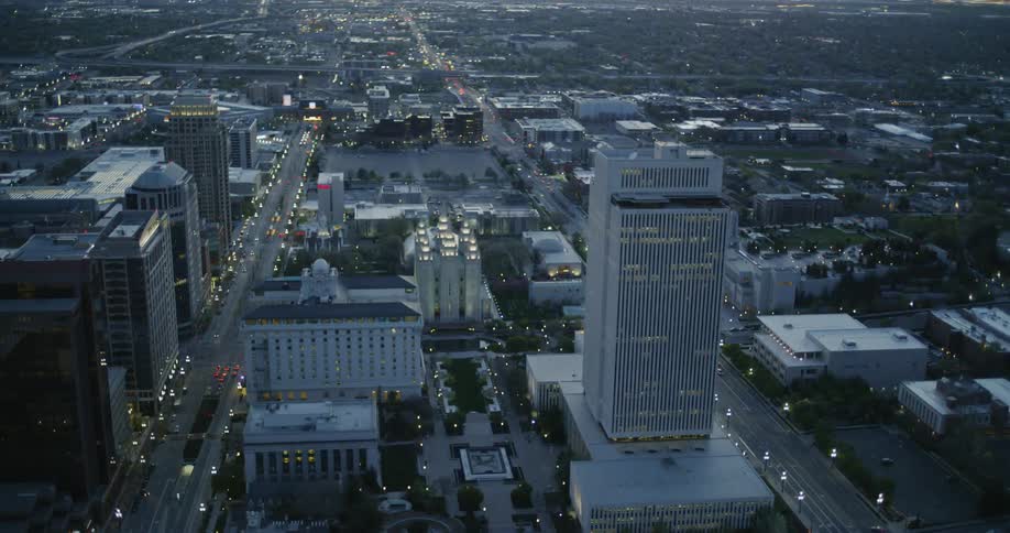 Roads passing through a large city