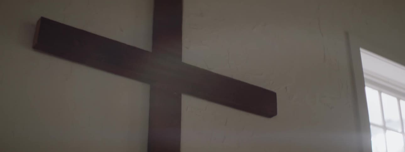 Cross on a wall