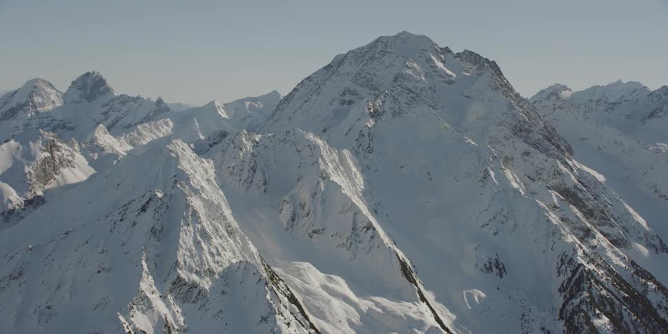 Mt Habicht rises over the Stubai Alps in Tirol