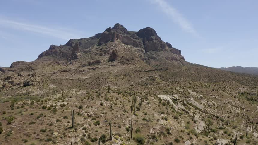 Desert hills and mountains