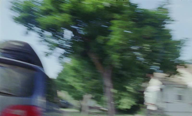Child runs into the road playing with a fake gun