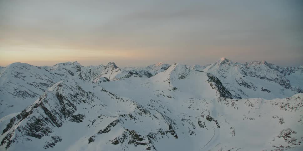 Snow covered mountains