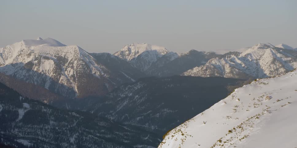 Snow covered mountains