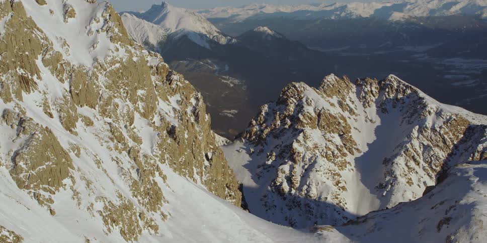 Snow covered mountains