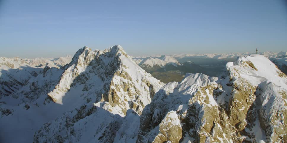 Snow covered mountains