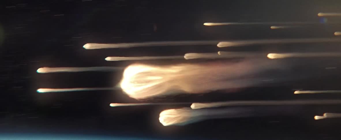 Asteroids on fire