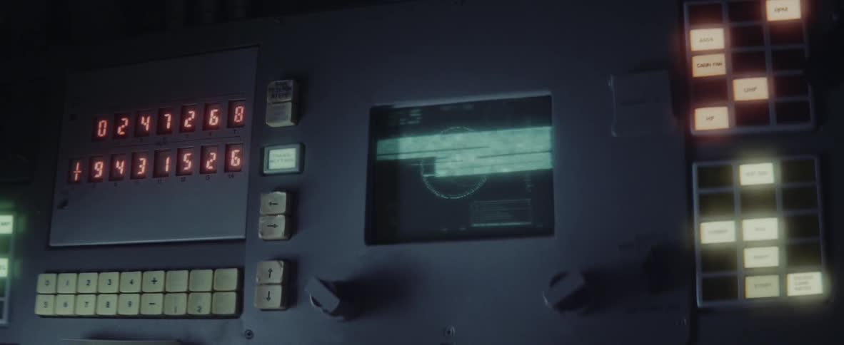 An old radar screen flickers