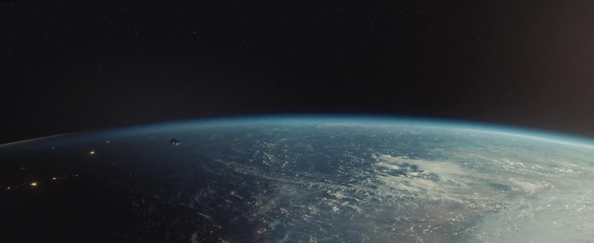 An object is flying in space