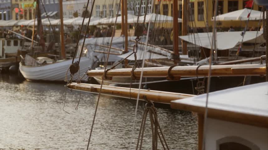 Boats sit docked in a harbor