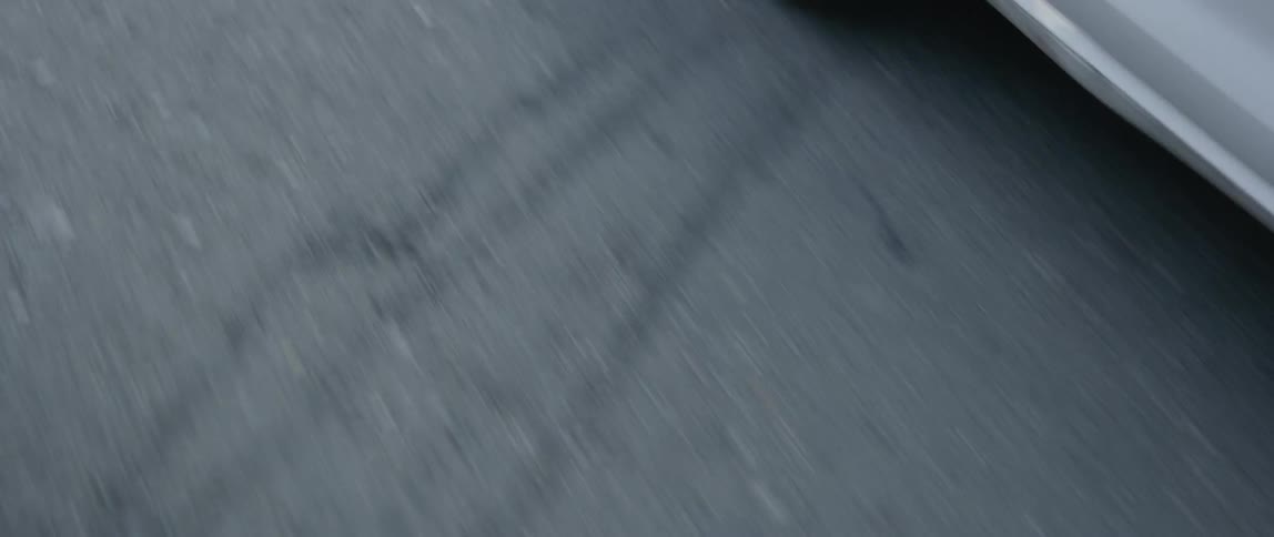 Lines on a paved road