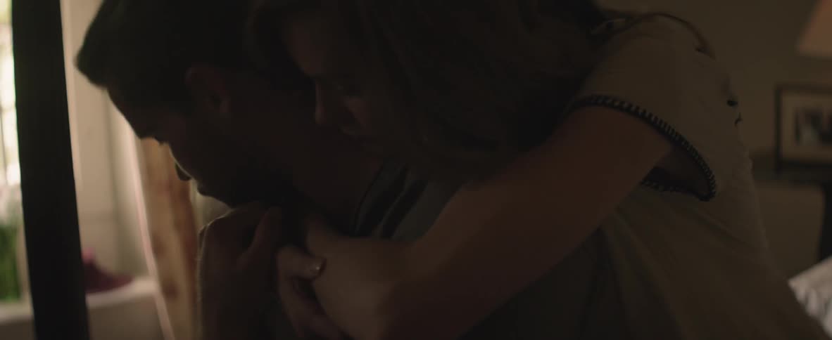 A couple in an embrace