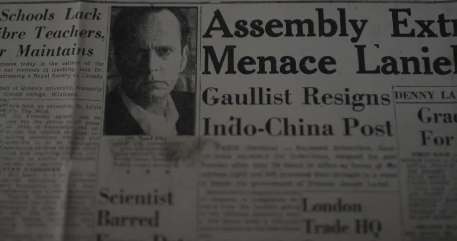 A newspaper shifts round