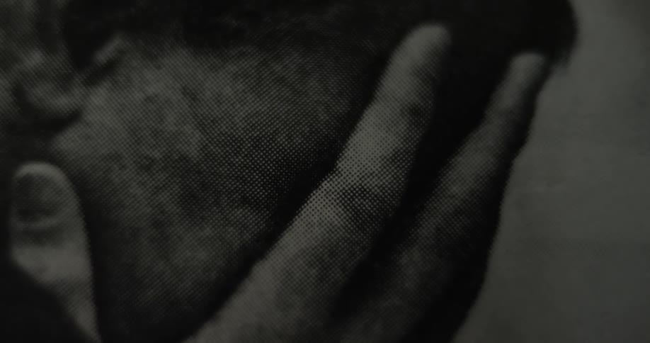 Close up of a printed image
