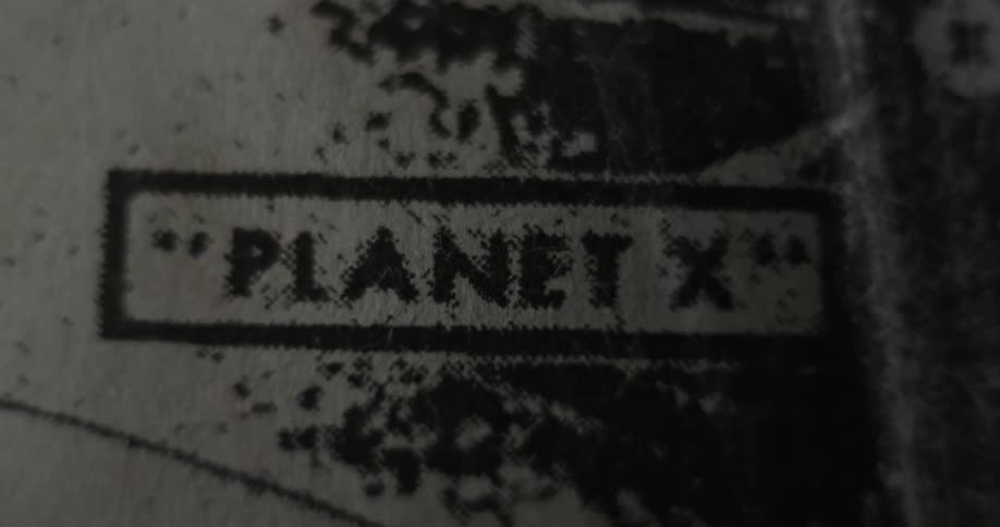 Closeup of an old solar system diagram