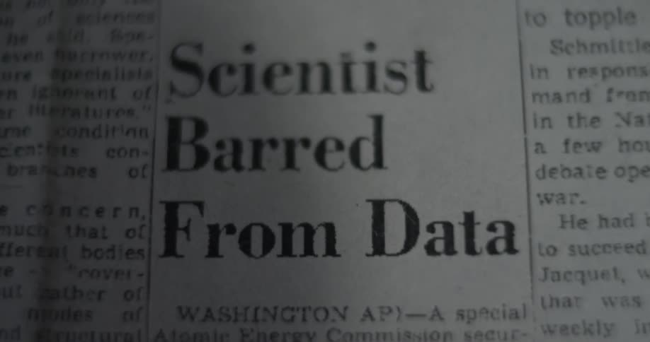 Words on a newspaper