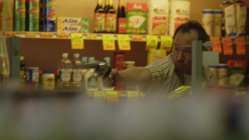 Los Angeles Convenience Store Getting Robbed