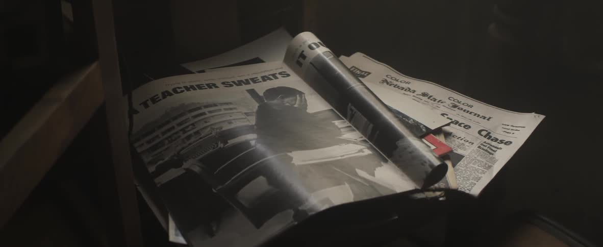 Close up of a magazine and newspaper
